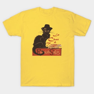 Le Chat De Thanksgiving Holiday Dinner Spoof T-Shirt